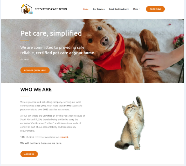New homepage